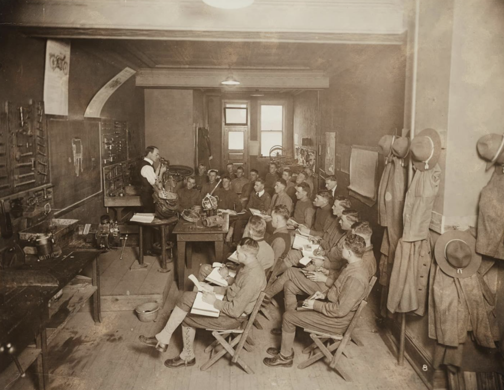 9. Harley-Davidson School for Motorcycle Mechanics (1917)