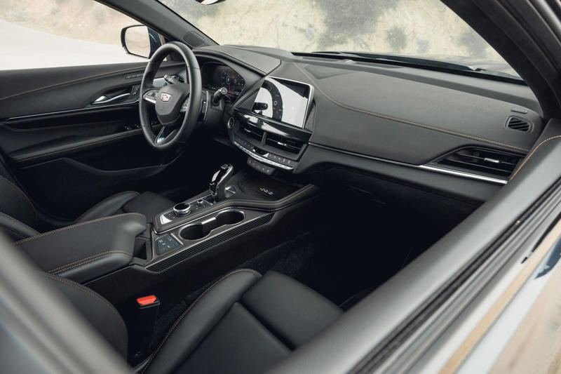 View Interior Photos of the 2025 Cadillac CT4-V