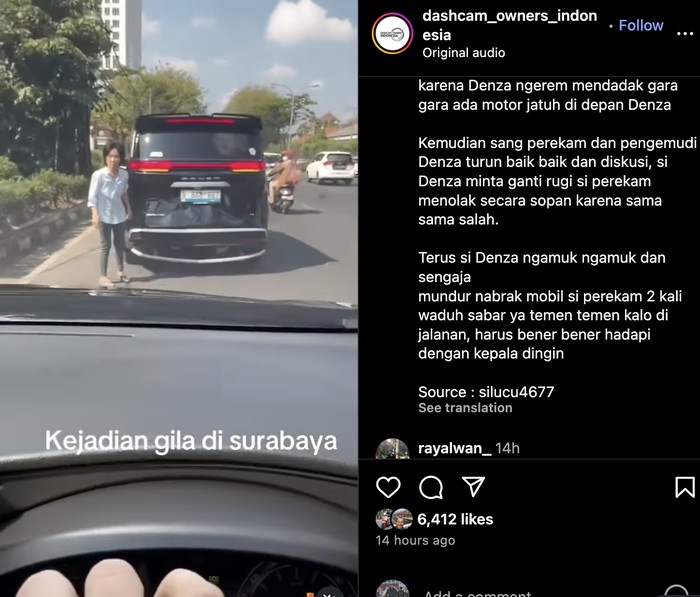 Array,Pelajaran dari Kasus Denza Sengaja Mundur Tabrakkan Mobil di Belakang