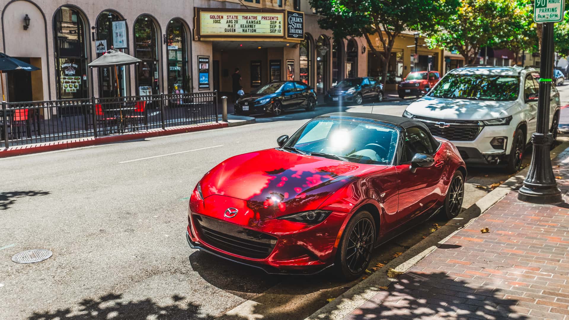 Perjalanan Jalan Raya Mazda Miata California