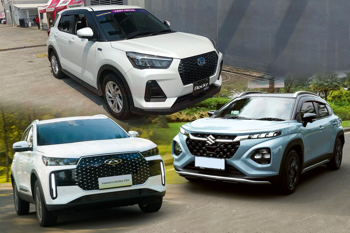 harga mobil hybrid, Ertiga Hybrid, suzuki fronx, XL7 hybrid, Chery Tiggo Cross CSH Hybrid, Daihatsu Rocky e-Smart Hybrid, Adu Harga Mobil Hybrid Rp 300 Jutaan, Mana yang Paling Menggoda?