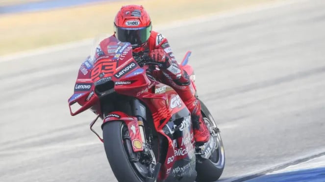 Marc Marquez di Sirkuit Buriram Thailand Marc Marquez di Sirkuit Buriram Thailand
