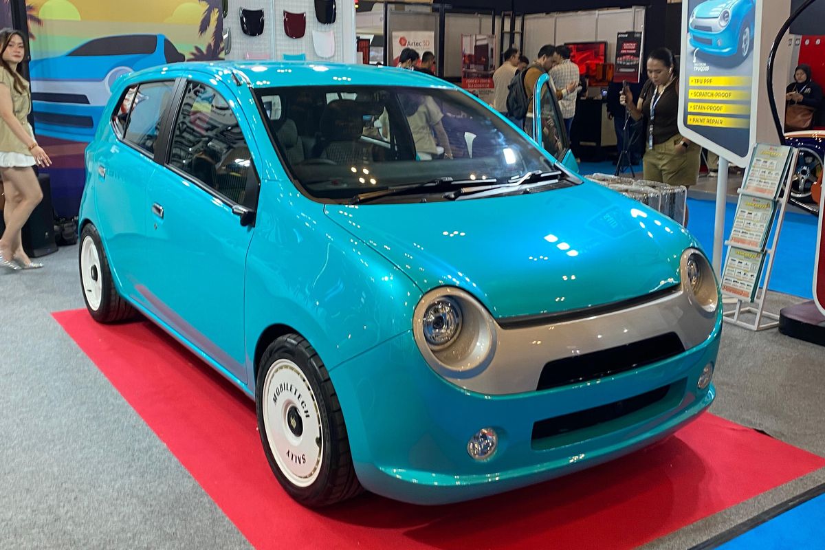 modifikasi, Modifikasi mobil, mobil, Agya, Toyota Agya, Toyota Agya Lawas Tampil Canggih dan Futuristis