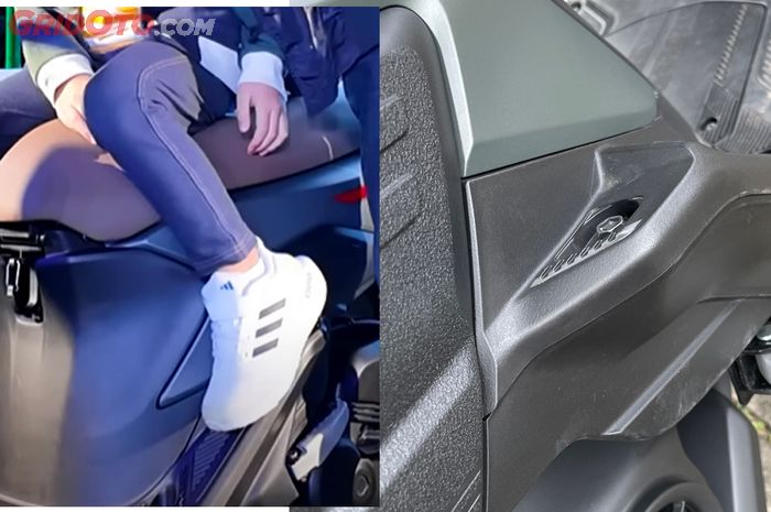 Yamaha gear ultima 125 hybrid, Satu-satu Motor Yang Punya Footstep Pembonceng Anak, Lebih Safety!