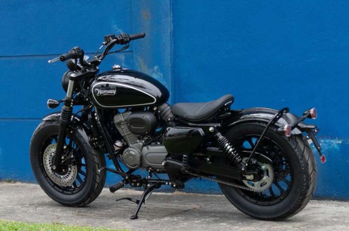 Malaysia, hanway, Hanway Bob125S, Punya Bodi Gagah Mirip Harley, Motor Ini Cuma Gendong Mesin Setara Supra X