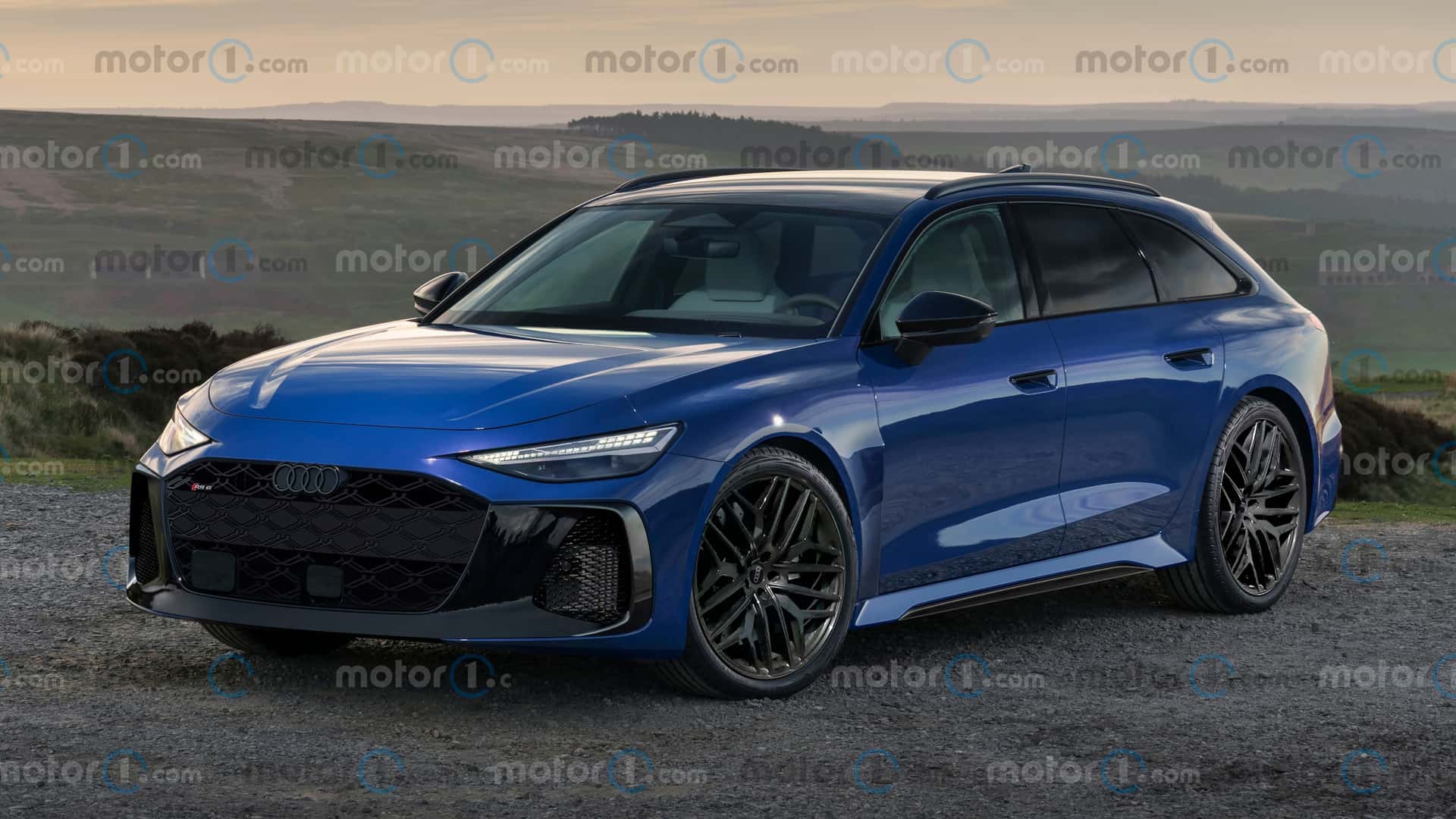 2027 Audi RS6 Avant Rendering by Motor1