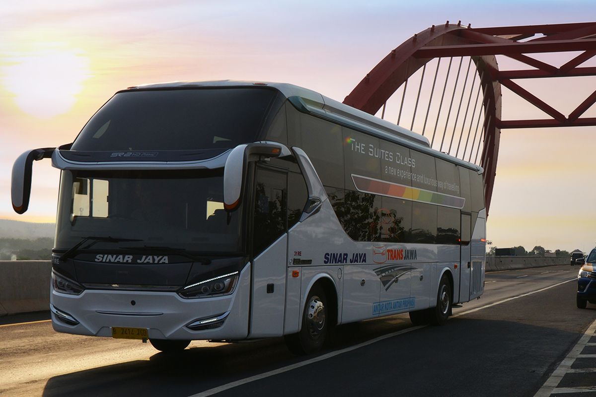 bus AKAP, Sleeper Bus, rute baru, PO Sinar Jaya, suite class, PO Sinar Jaya Buka Rute Bandung - Bali Pakai Sleeper Bus