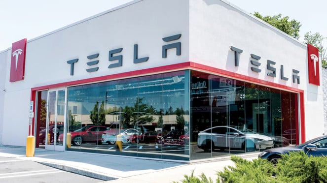 Ilusrasi diler Tesla Ilusrasi diler Tesla
