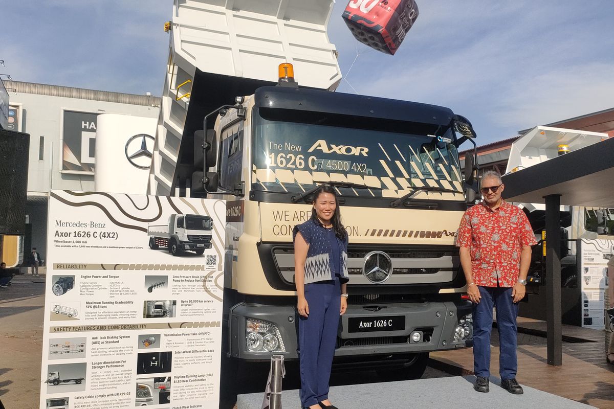 konstruksi, truk, Daimler Commercial Vehicles Indonesia (DCVI), DCVI, Axor, Mercedes-Benz Axor, Detail Truk Andalan Mercedes-Benz untuk Kebutuhan Proyek Konstruksi