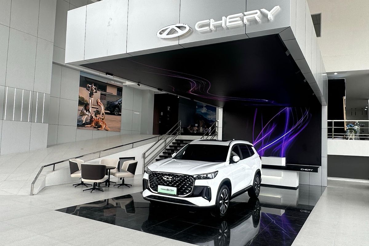 jaringan, Chery, Jambi, Jaringan, mobil listrik, Perluas Jaringan, Chery Resmikan Diler 3S di Jambi