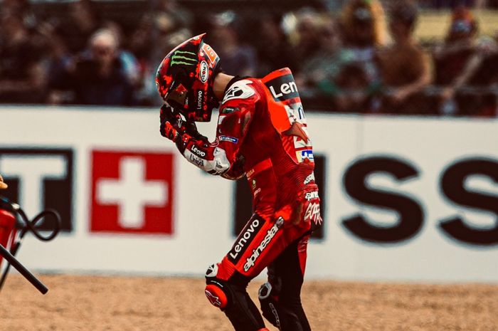 MotoGP, Marc Marquez, Ducati, motogp prancis, pecco bagnaia, Crash di Sprint MotoGP Prancis 2025, Ini Masalah yang Diungkit Bagnaia Lagi