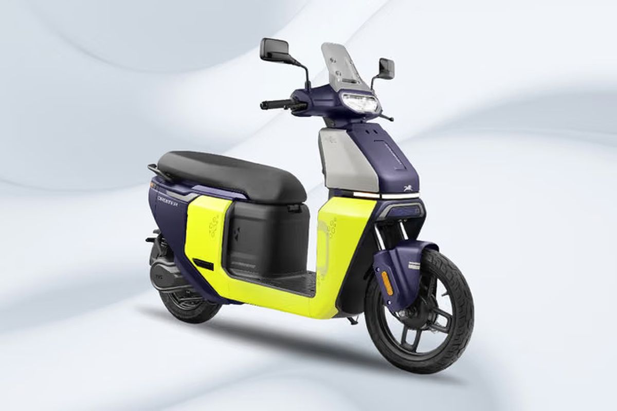 motor listrik murah, motor listrik baru, motor listrik TVS, TVS Orbiter, TVS Luncurkan Orbiter, Motor Listrik Murah Harga Rp 18 Jutaan