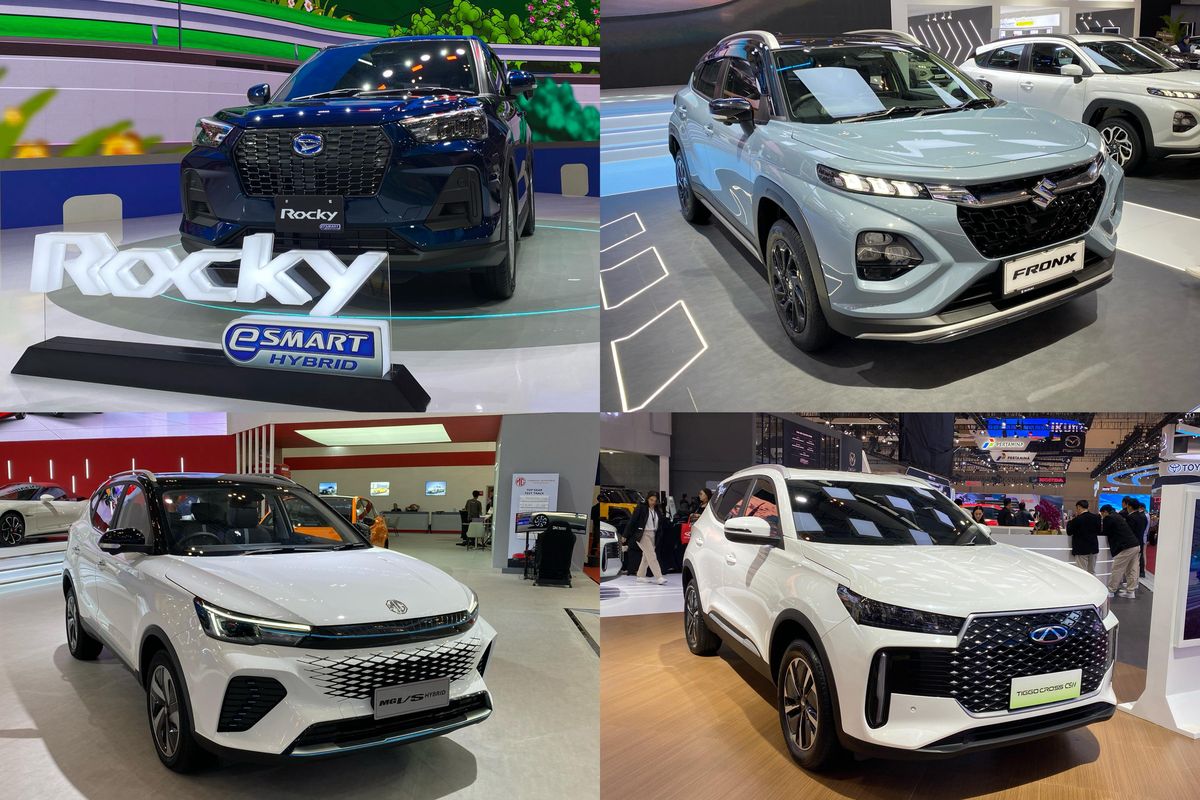 SUV ringkas hybrid, kredit mobil, GIIAS, Simulasi kredit, GIIAS 2025, SUV Ringkas hybrid, Simulasi Cicilan: Rocky Hybrid, Suzuki Fronx, Tiggo CSH, & MG VS HEV