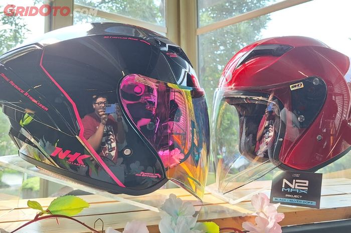 helm, helm half face, NHK N2, NHK N2 Max, NHK Luncurkan Dua Helm Half Face Baru, Desain Keren Harga Cuma Segini