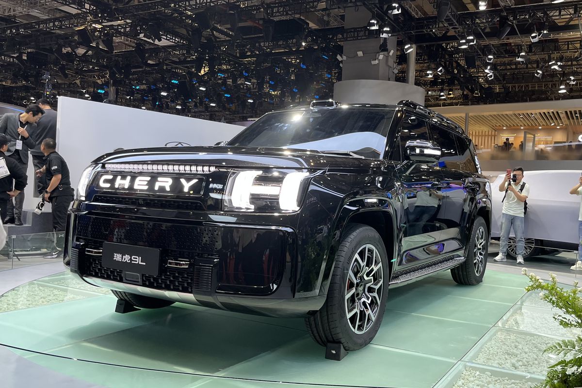 Auto Shanghai 2025, Chery Tiggo 9L, teknologi hybrid, SUV konsep, Chery Tiggo 9L Tebar Pesona di Auto Shanghai 2025