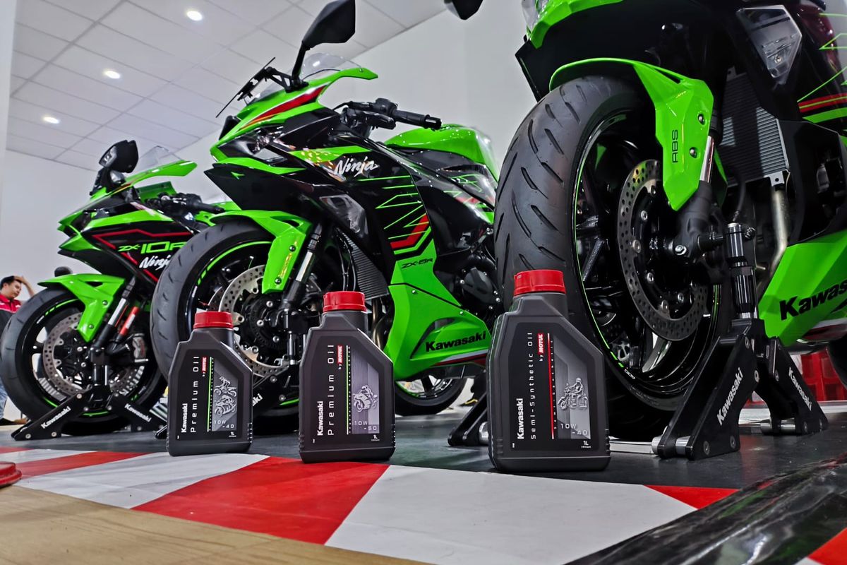 Pelumas mesin, Kawasaki, Kawasaki Motor Indonesia, Motul, Pekan Raya Jakarta, Motul Indonesia, pelumas mesin, Kawasaki Sediakan Pelumas Khusus, Tawarkan Performa Maksimal