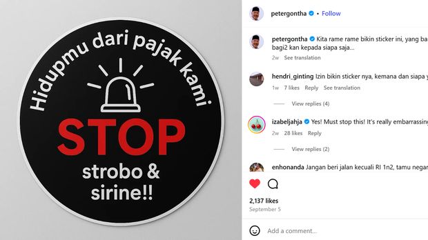 Array,Muncul Imbauan Pasang Stiker 'Tolak Tot Tot Wuk Wuk', Begini Wujudnya