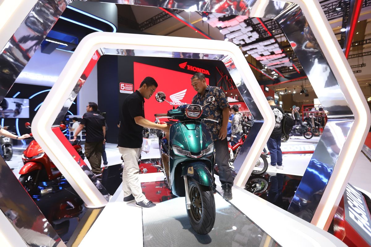 Ekspor Sepeda Motor, pasar domestik, permintaan internasional, Ekspor Sepeda Motor Honda Meningkat 48% di 2025