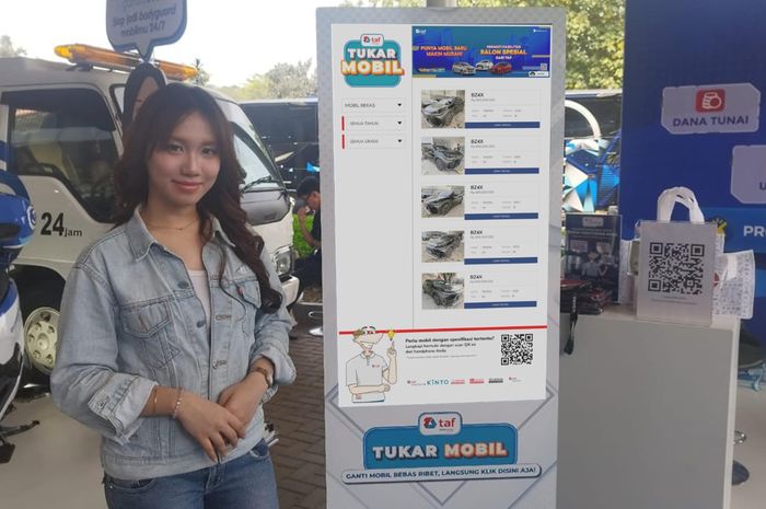 PT Toyota Astra Financial Services (TAF), GIIAS 2025, TAF Tukar Mobil Digital Signage, TAF Bawa Cara Baru Tukar Mobil di GIIAS 2025, Cuma Modal Sentuh Layar