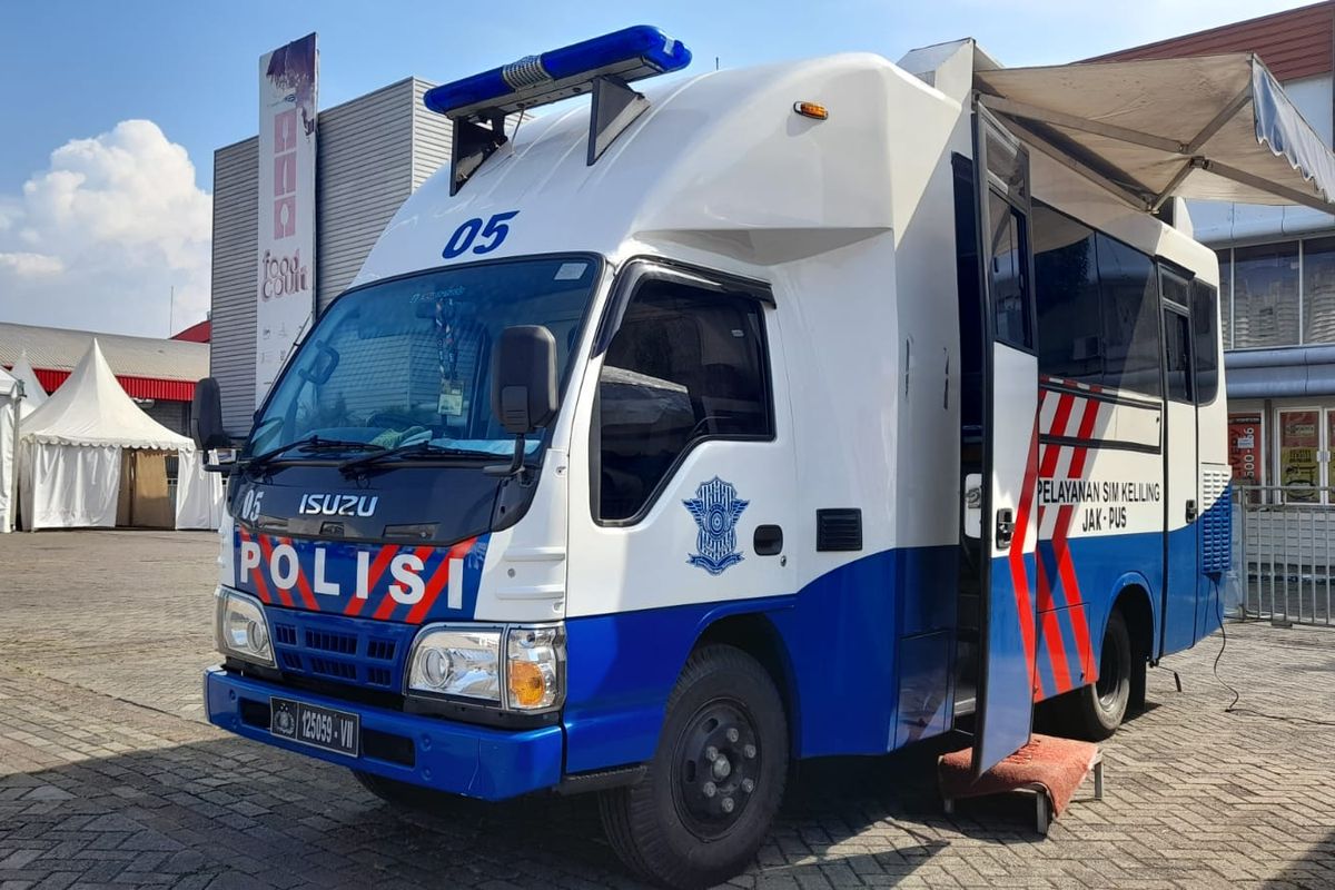 SIM Keliling, lokasi SIM Keliling, SIM keliling, Lokasi SIM keliling, Dispensasi SIM, Jadwal SIM Keliling, Libur Waisak, Usai Libur Waisak, Cek Jadwal dan Lokasi SIM Keliling di Jakarta Hari Ini