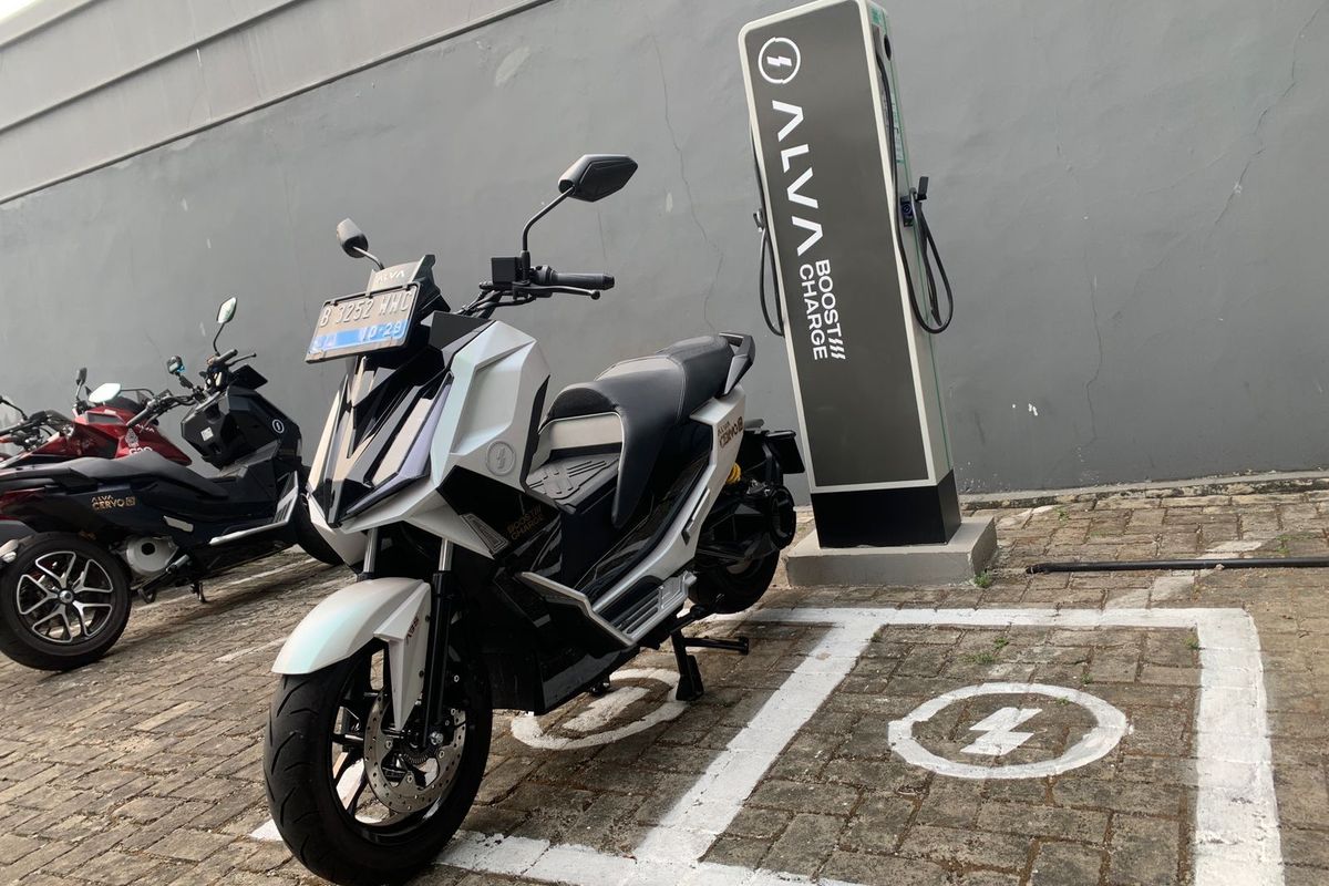 motor listrik, Charging Station, motor listrik ALVA, alva boost charge, charging station alva, Charging Station Alva Sudah Tersedia di 55 Lokasi