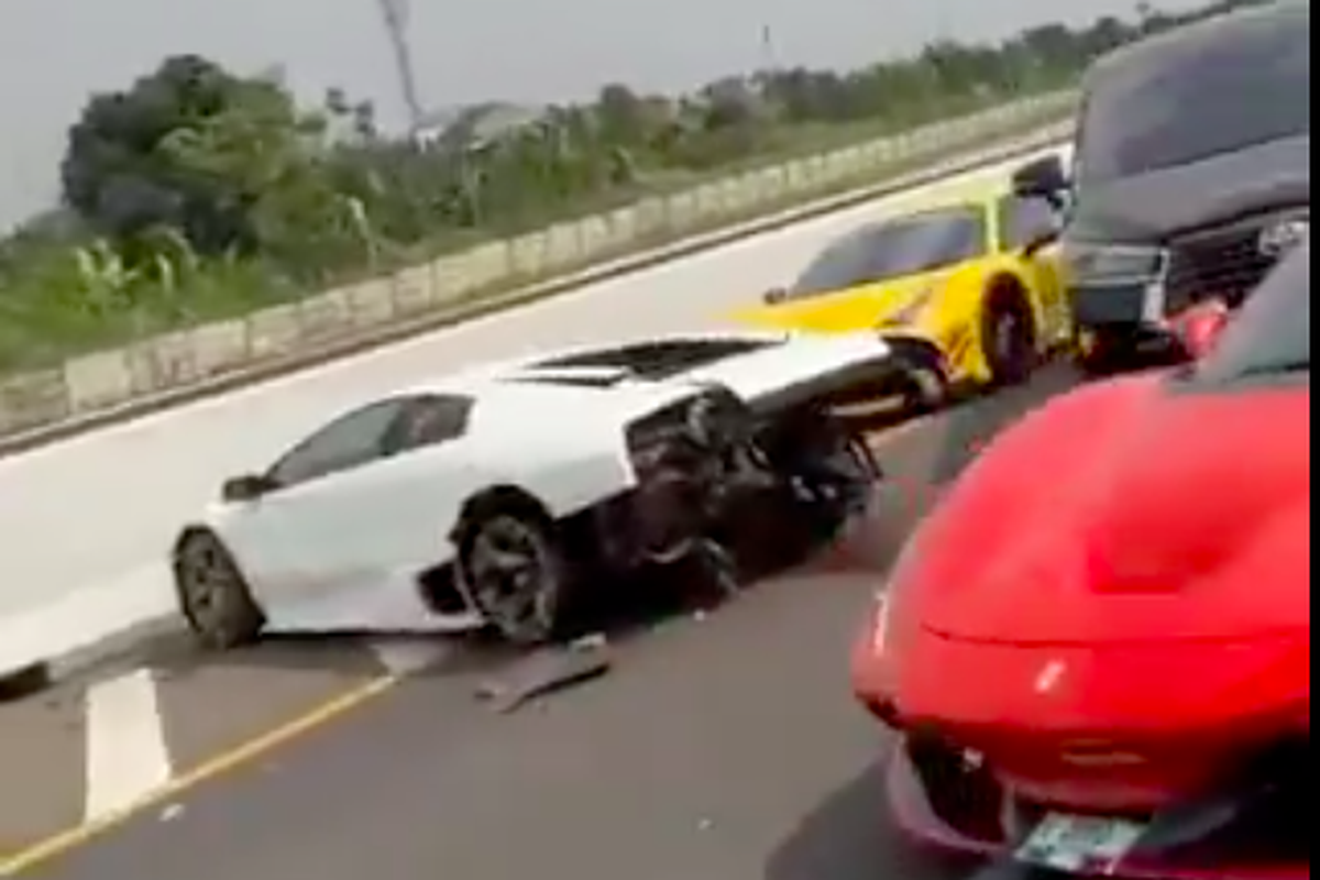 lamborghini, supercar, kecelakaan supercar, mengemudi supercar, menyetir supercar beda dengan mobil biasa, Kecelakaan Lamborghini di Tol Kunciran: Mengemudi Supercar Beda dengan Mobil Biasa