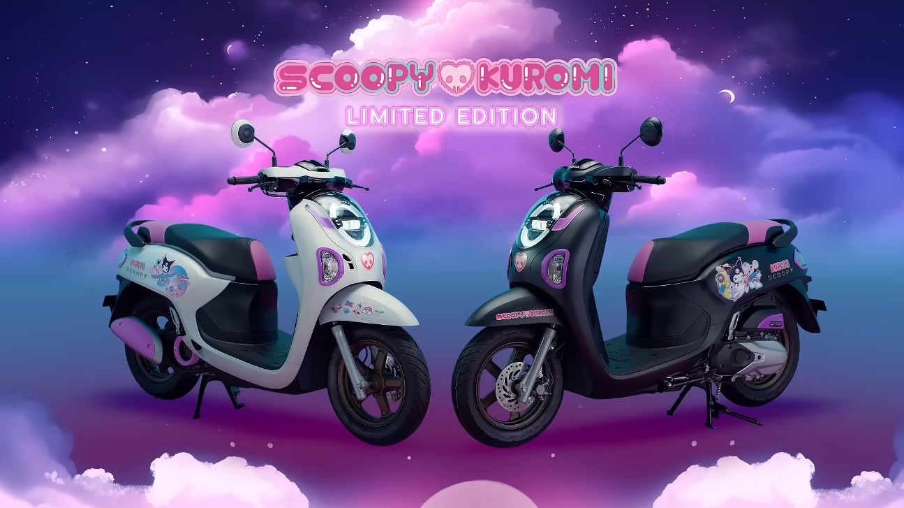 honda scoopy, Harga honda scoopy, Honda Scoopy Prestige, scoopy kuromi, Honda Scoopy Kuromi Edition, harga scoopy kuromi, Lucu Buat ke Sekolah, Honda Scoopy Kuromi Edition Bisa Dibeli Harga Segini di Jawa Tengah