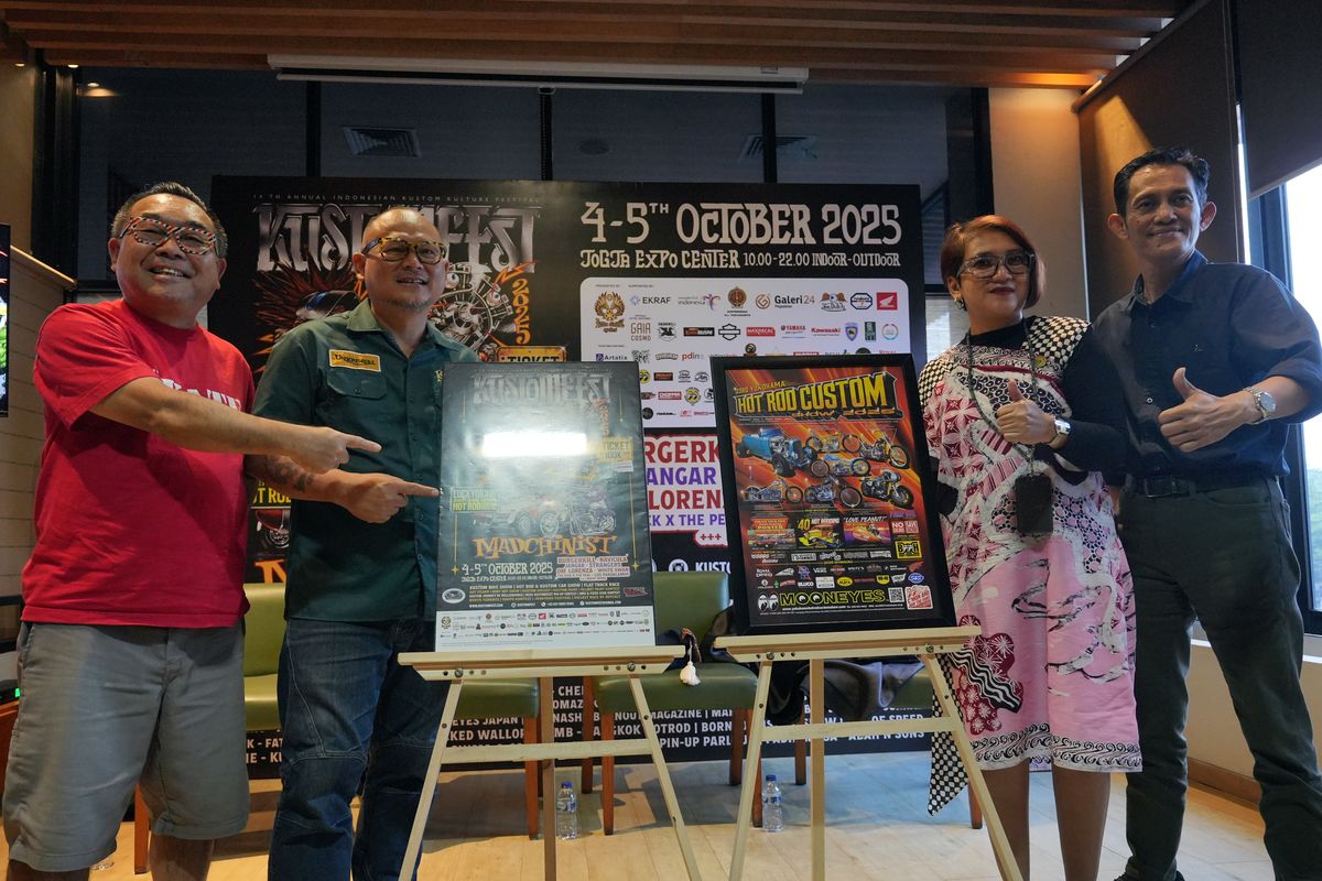 yogyakarta, Kustomfest, mesin, Yokohama, Builder, flat track, silinder, Kustomfest 2025 “Madchinist