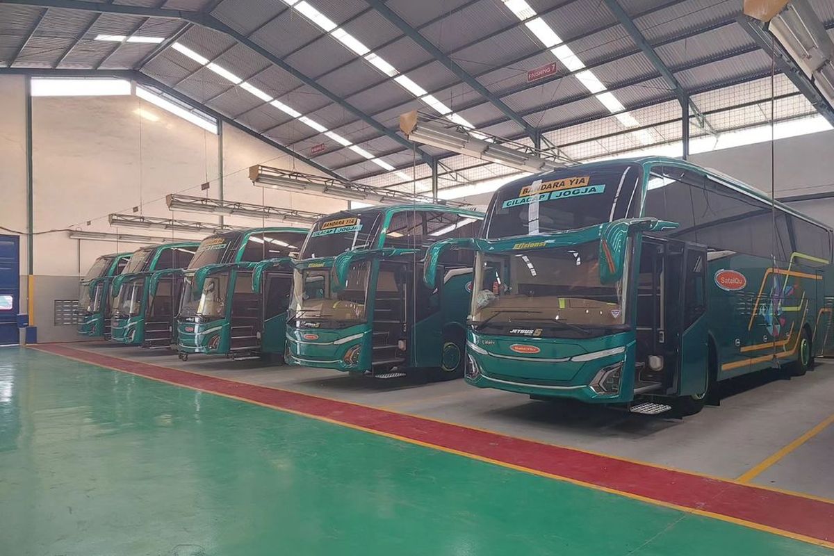 PO Efisiensi, bus AKAP, bus baru, PO Bus, PO Efisiensi Rutin Perbarui Bus Setiap Dua Tahun Sekali