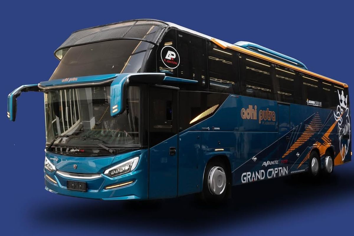 bus baru, karoseri tentrem, PO Adhi Putra, Avante H9, all new Avante, Bus Baru PO Adhi Putra, Dibalut Bodi All New Avante H9 Grand Captain