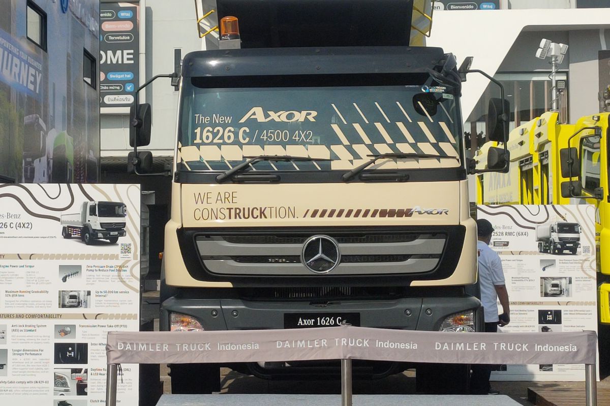 produksi lokal, Daimler Commercial Vehicles, Mercedes-Benz Axor 1626 C, pabrik baru Cikarang, Daimler Fokus Produksi Lokal dengan Mercedes-Benz Axor 1626 C