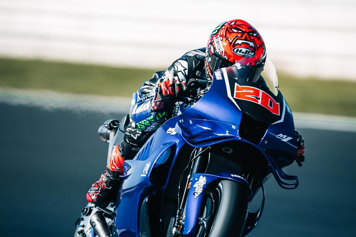 MotoGP, mandalika, Sirkuit Mandalika, fabio quartararo, motogp 2025, Quartararo: Tak Kuat Menahan Panas Mandalika, Kaki Terasa Terbakar