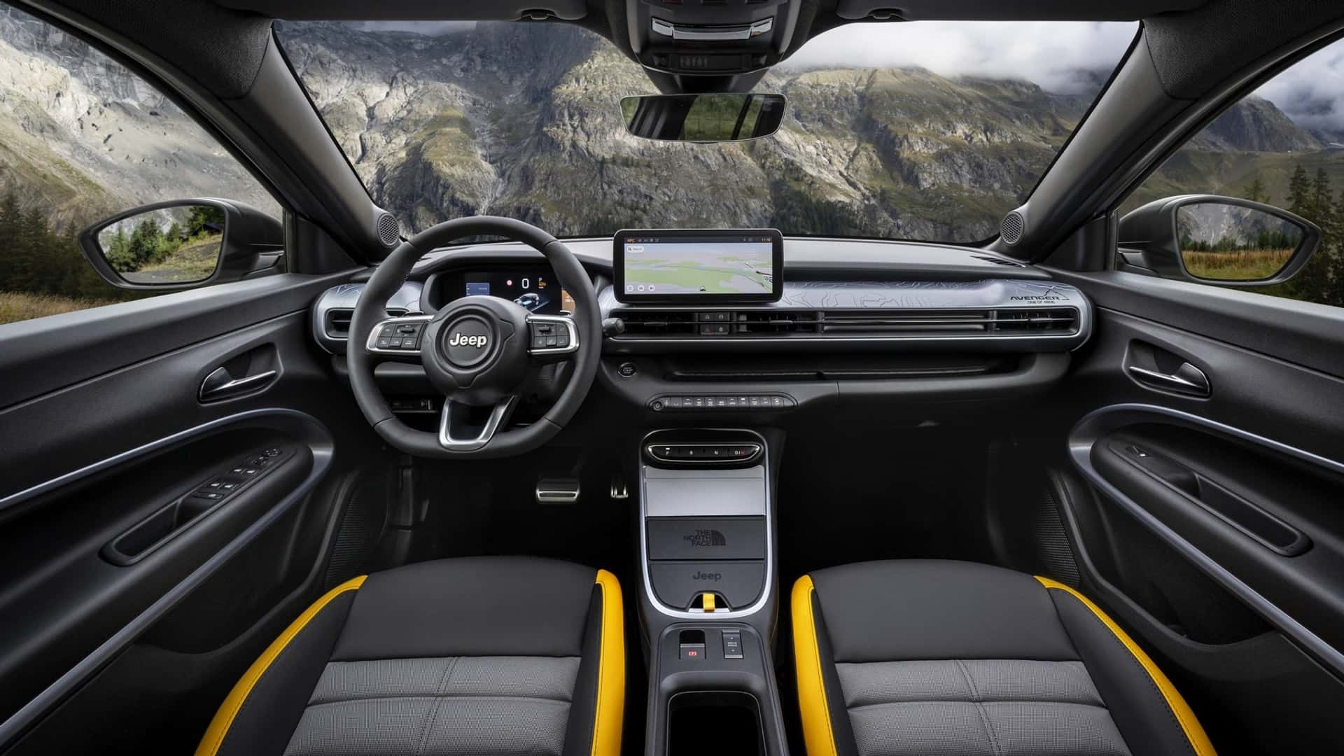 Jeep Avenger 4xe The North Face Edition. Gli interni