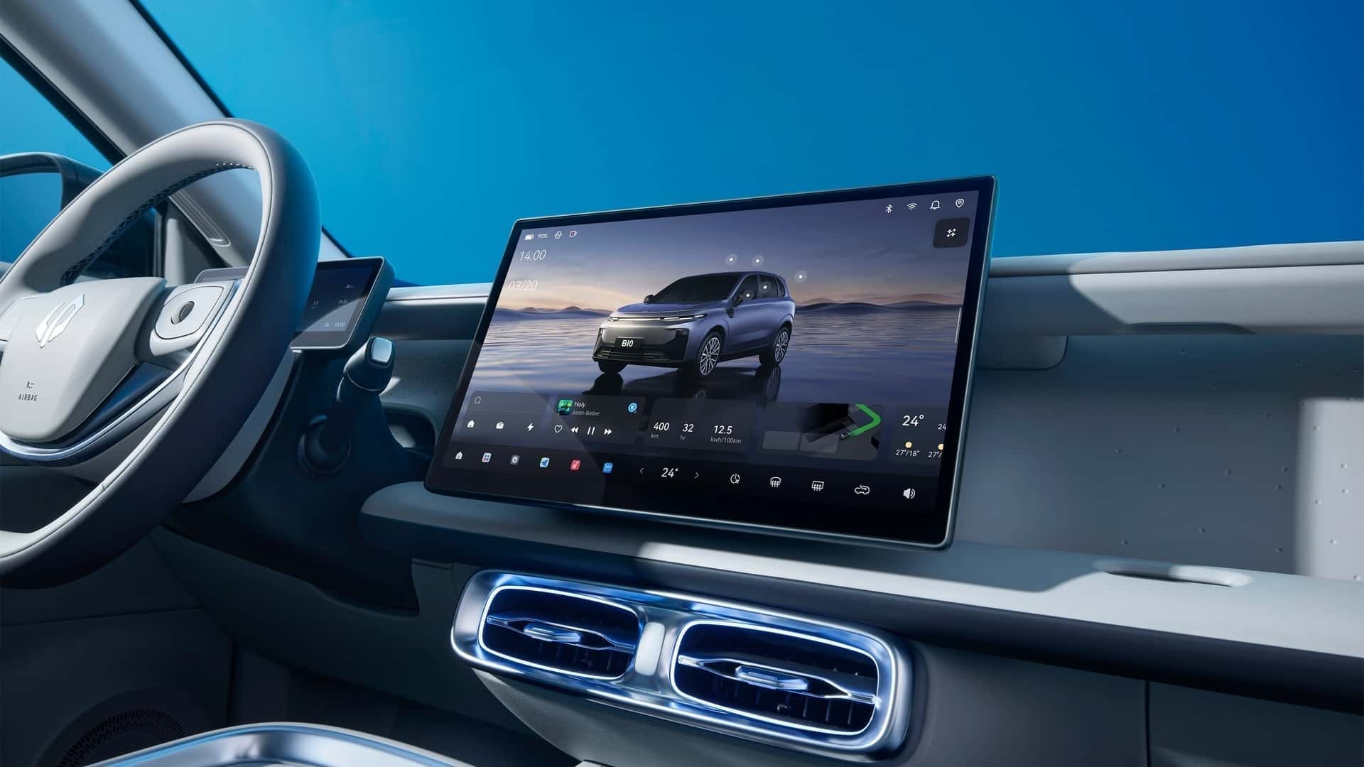 Leapmotor B10, interior y maletero