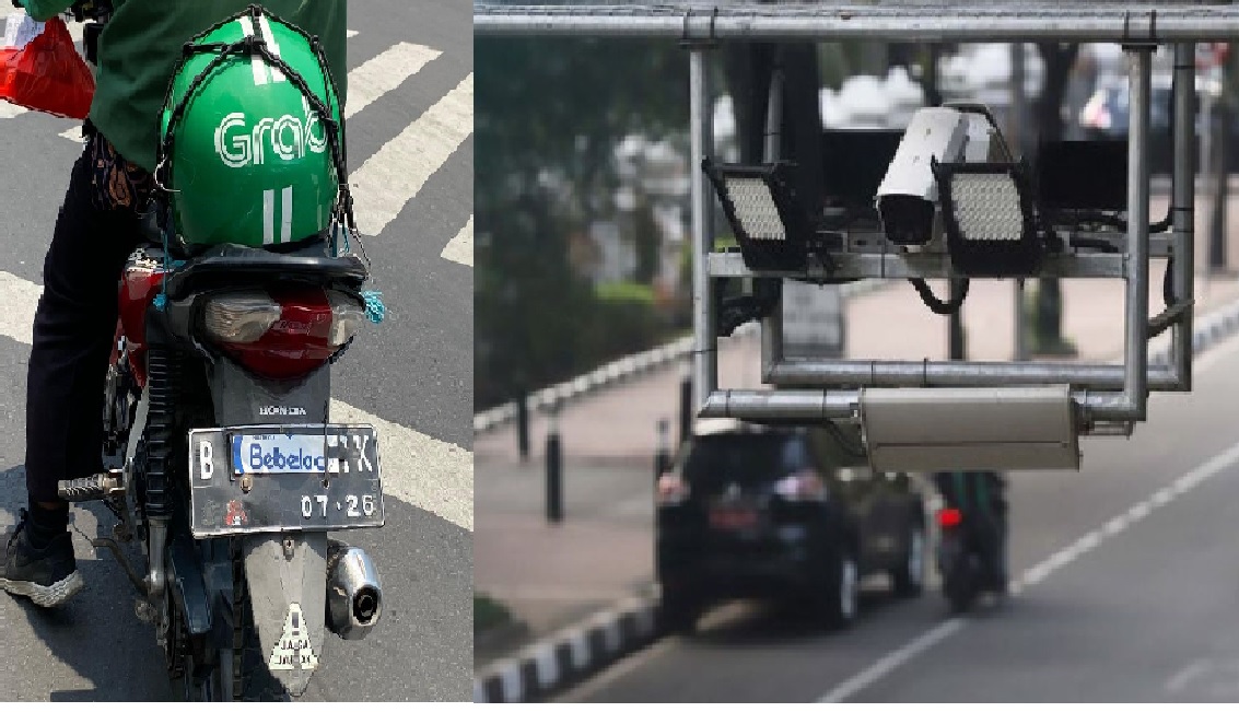 tilang elektronik, Tilang ETLE, pelat nomor ditutup lakban, pelat nomor ditutup, Perlu Tahu, Tutup Pelat Nomor Demi Hindari ETLE Bisa Terancam Bui