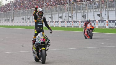 Pembalap Mooney VR46 Racing Team, Marco Bezzecchi