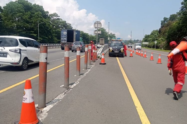 Jasa Marga, lalu lintas, Lalu Lintas, Puncak macet, Contraflow Puncak, Jalur Puncak Bogor Padat, Contraflow dari Tol Jagorawi