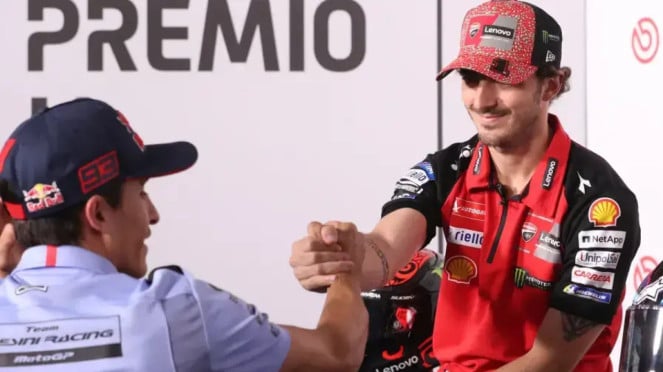 Marc Marquez dan Pecco Bagnaia Marc Marquez dan Pecco Bagnaia