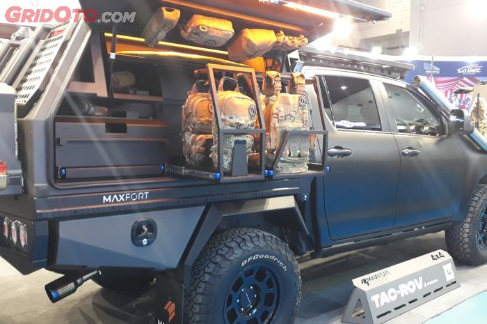 mitsubishi triton, toyota hilux, double cabin, Banteng Mas Grup, Maxfort, Maxfort TAC-ROV, Kendaraan taktikal, Maxfort TAC-ROV, Kendaraan Taktikal Buatan Bandung Siap Tembus Pasar Ekspor